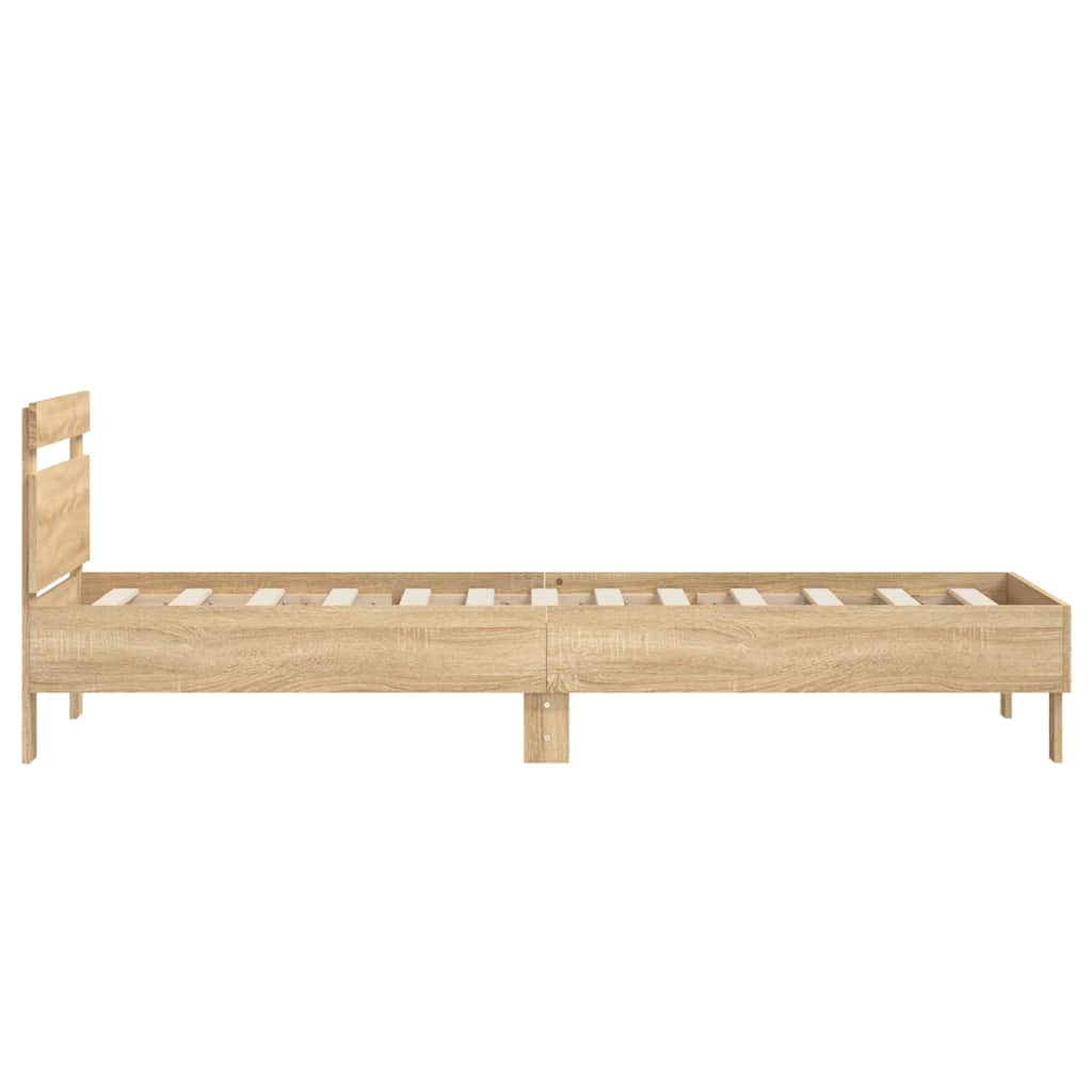 Cadre de lit sans matelas avec tête de lit 75x190 cm - XIOS