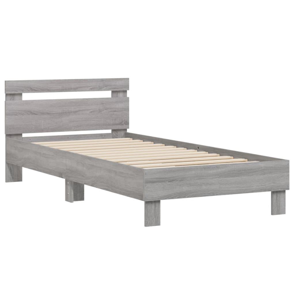 Cadre de lit sans matelas avec tête de lit 75x190 cm - XIOS
