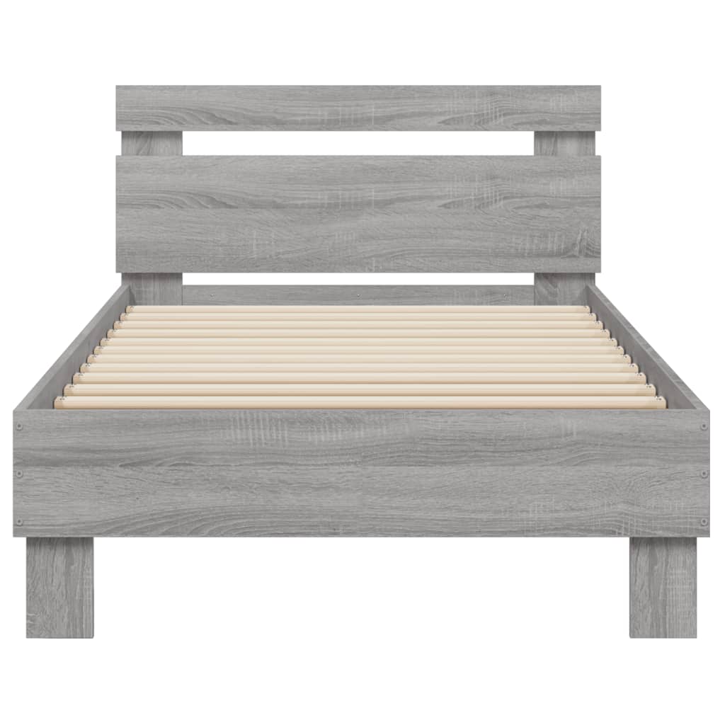 Cadre de lit sans matelas avec tête de lit 75x190 cm - XIOS