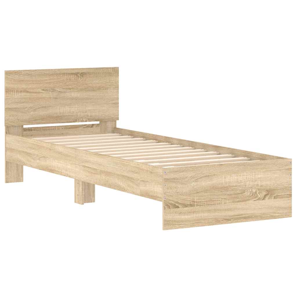 Cadre de lit sans matelas avec tête de lit 75x190 cm - XIOS
