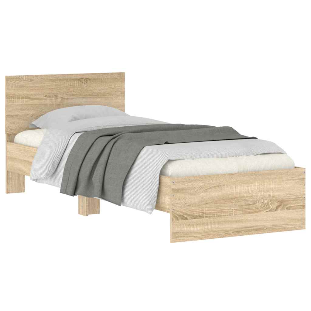 Cadre de lit sans matelas avec tête de lit 75x190 cm - XIOS