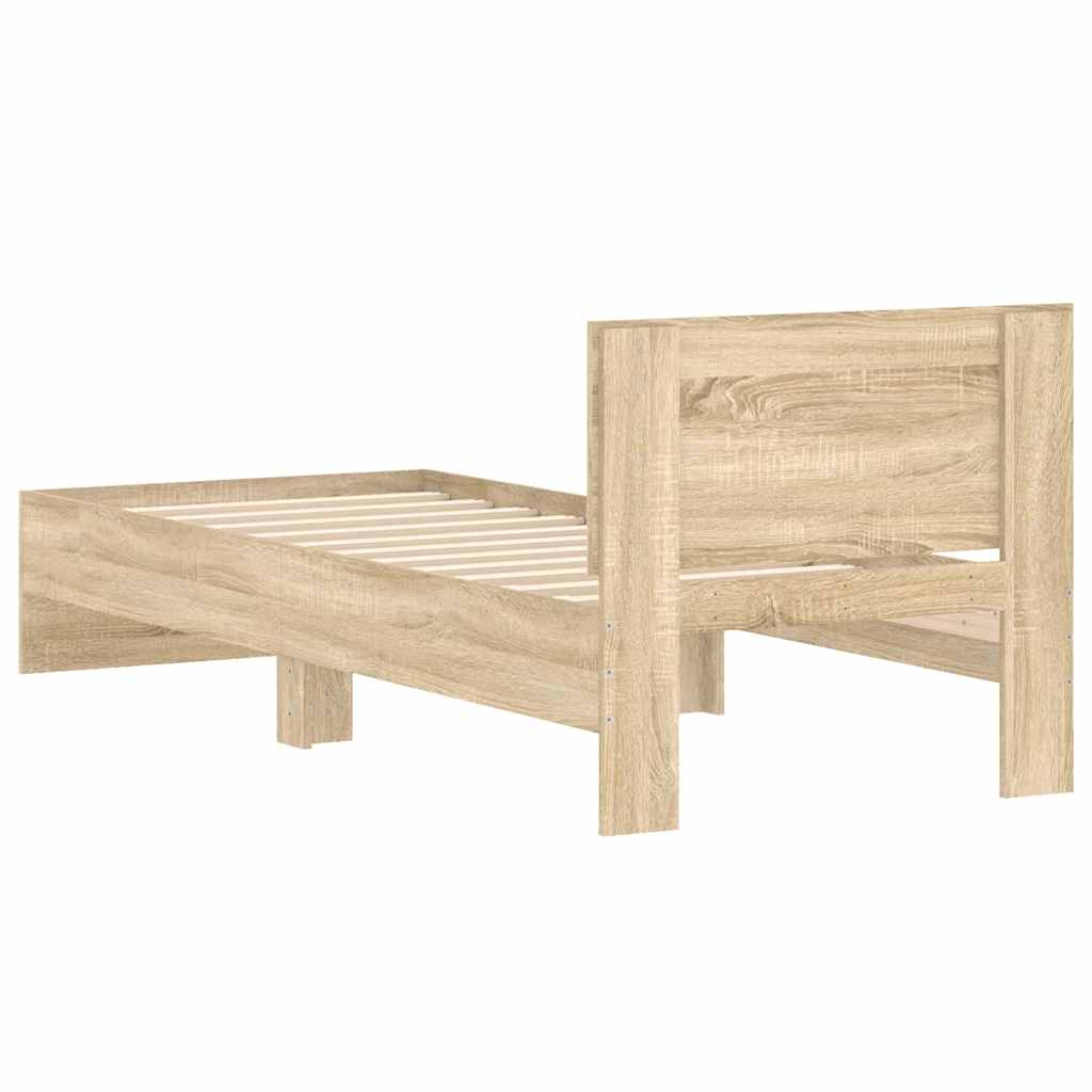 Cadre de lit sans matelas avec tête de lit 75x190 cm - XIOS