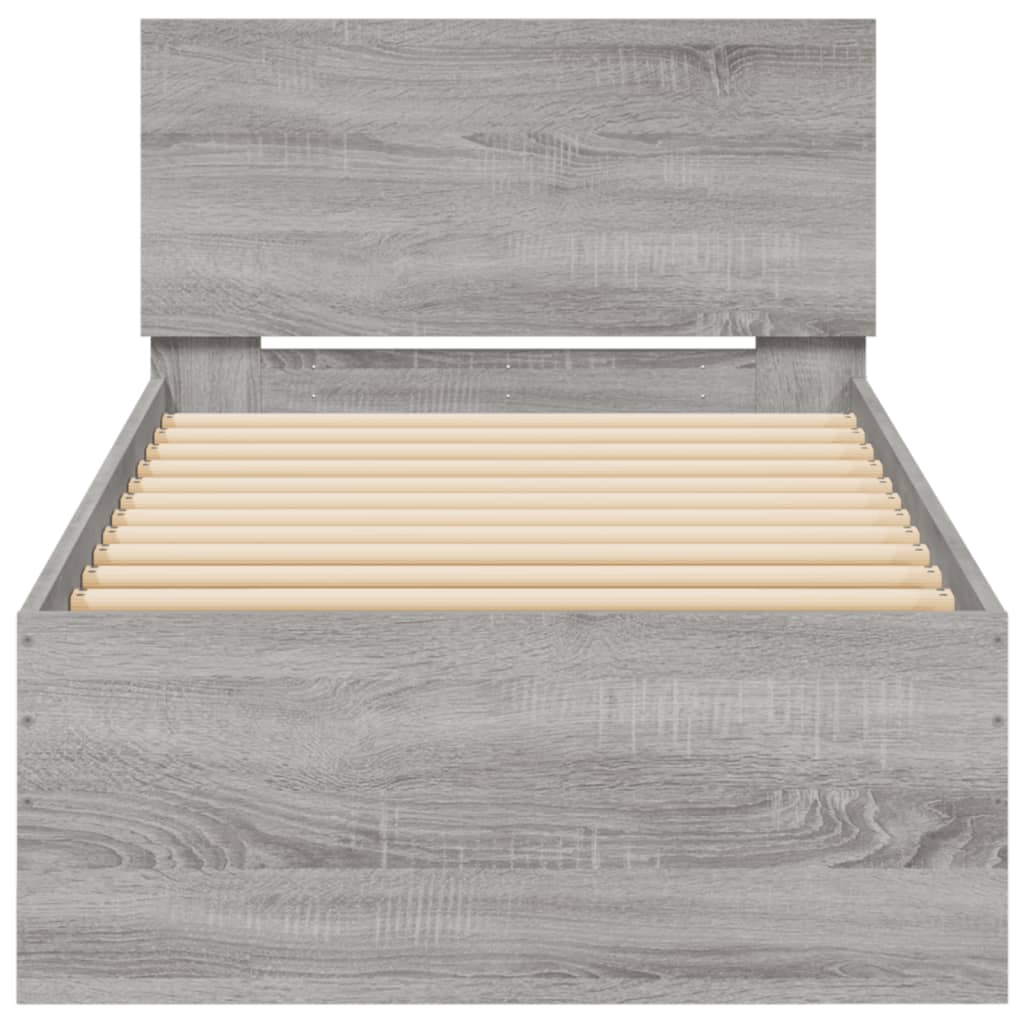 Cadre de lit sans matelas avec tête de lit 75x190 cm - XIOS