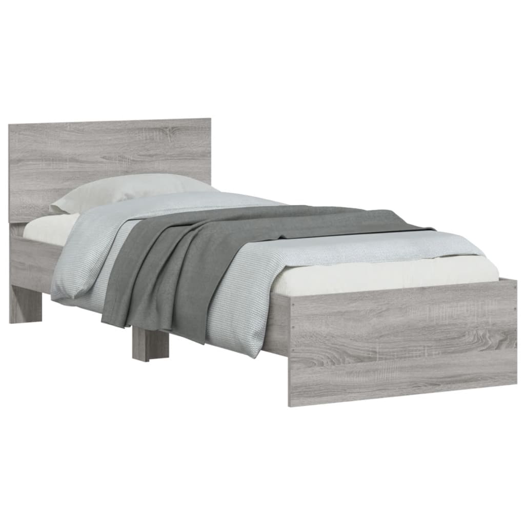Cadre de lit sans matelas avec lumières LED 75x190 cm - XIOS