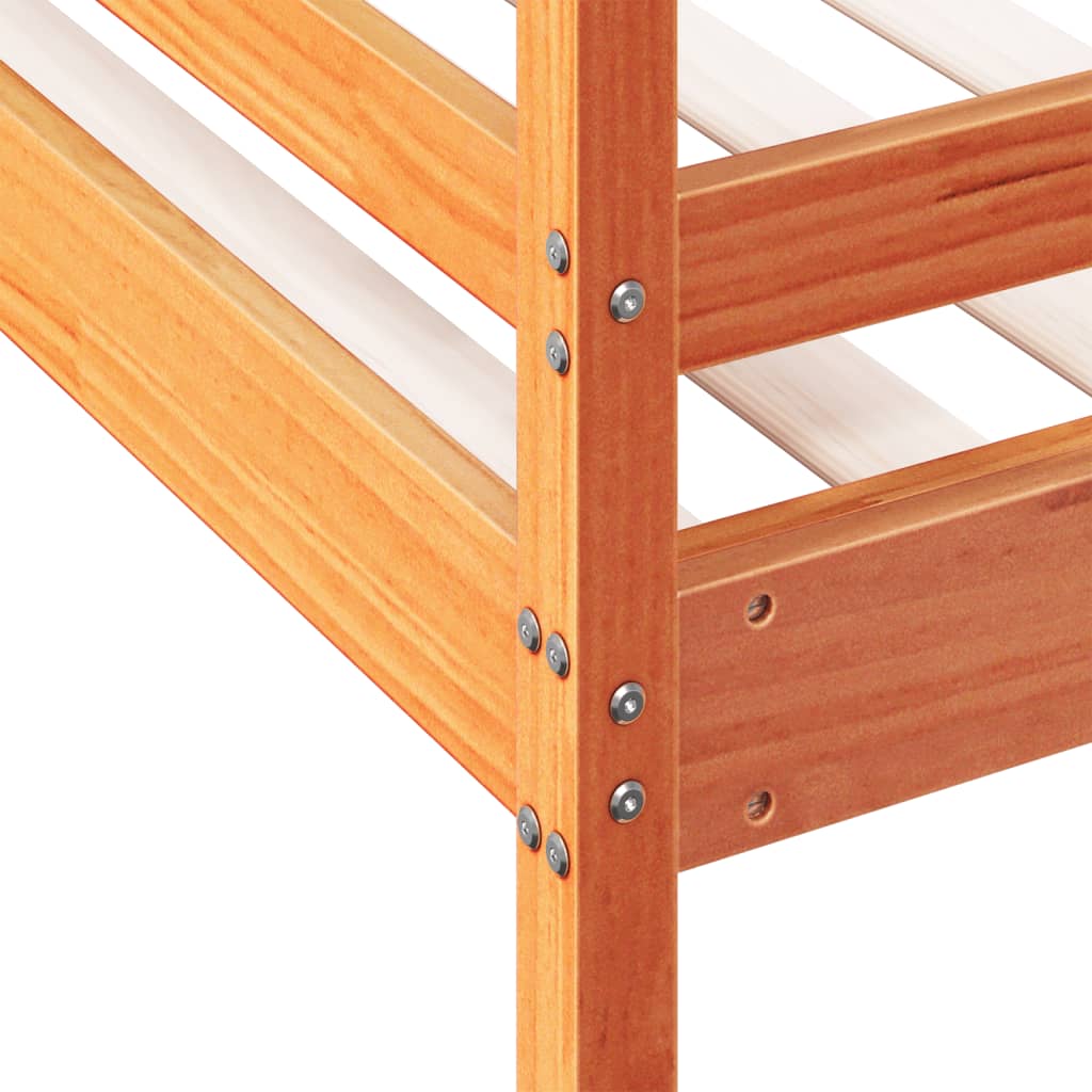Lit superposé sans matelas 90x200/140x200 cm bois massif - XIOS