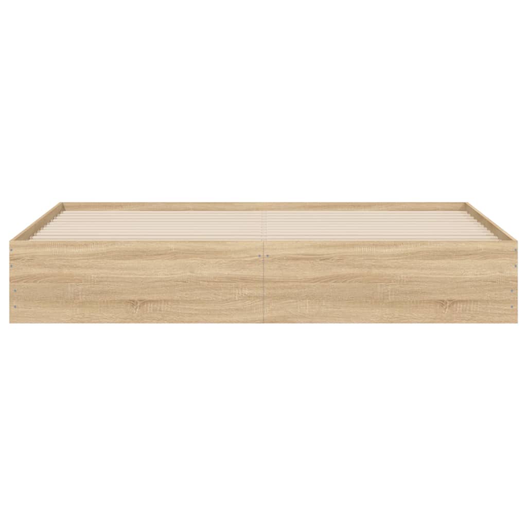 Cadre de lit avec tiroirs sans matelas chêne sonoma 180x200 cm - XIOS