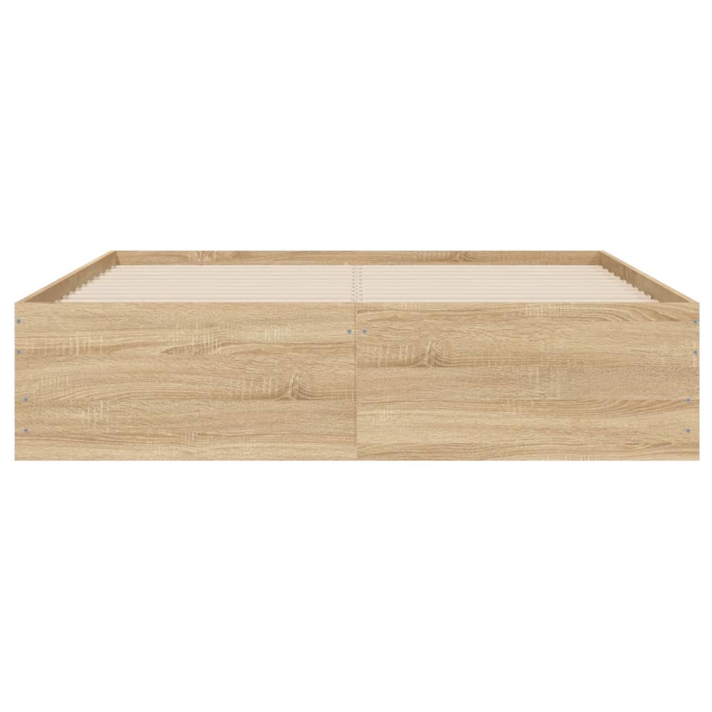 Cadre de lit avec tiroirs sans matelas chêne sonoma 120x200 cm - XIOS