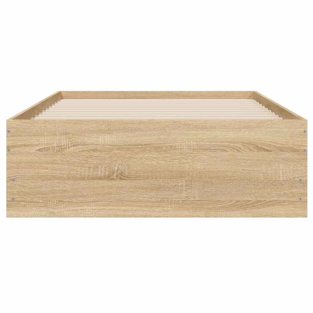 Cadre de lit avec tiroirs sans matelas chêne sonoma 90x200 cm - XIOS