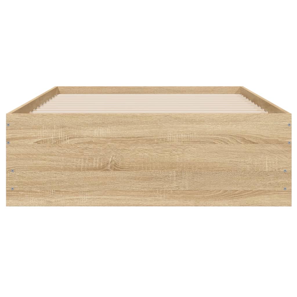 Cadre de lit avec tiroirs sans matelas chêne sonoma 90x190 cm - XIOS