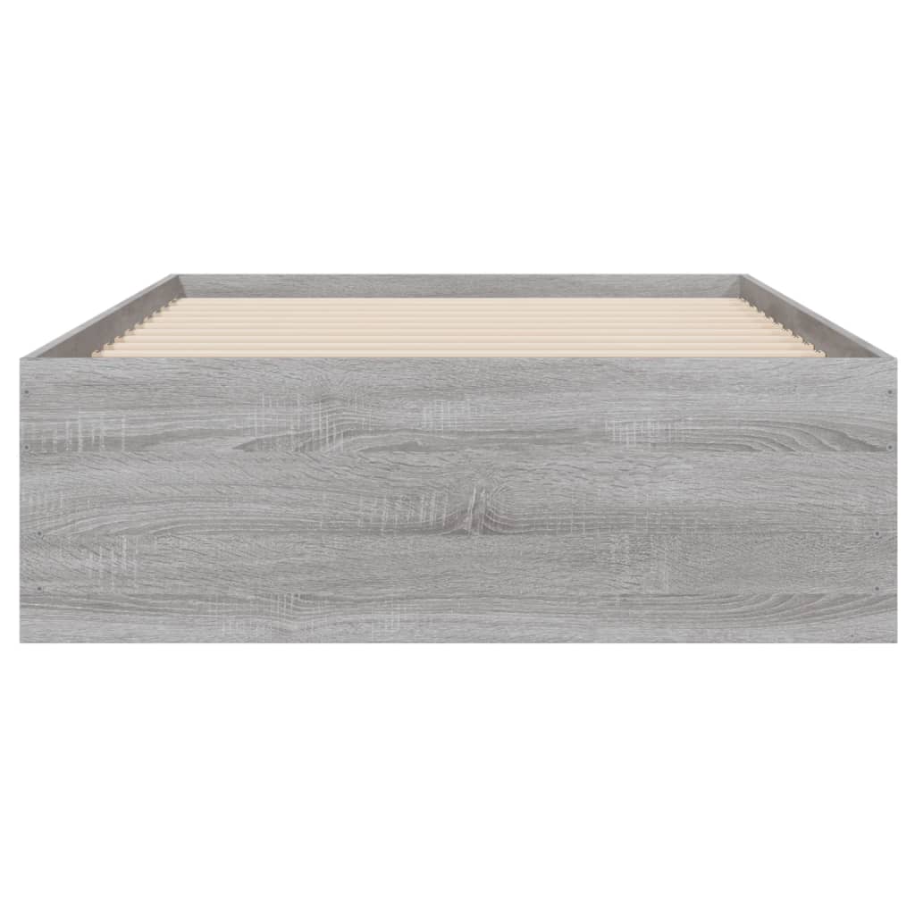 Cadre de lit avec tiroirs sans matelas sonoma gris 75x190 cm - XIOS