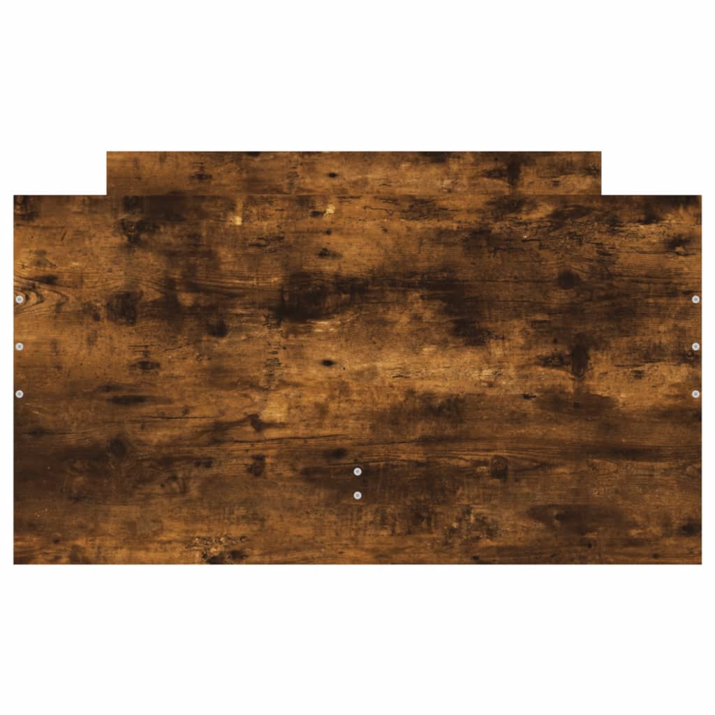 Cadre de lit avec tiroirs sans matelas chêne fumé 100x200 cm - XIOS