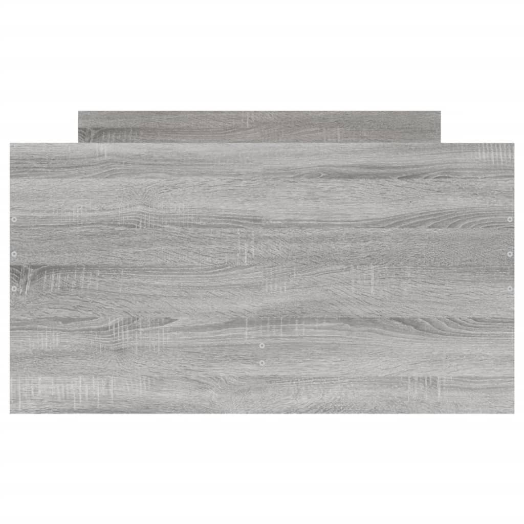 Cadre de lit avec tiroirs sans matelas sonoma gris 90x200 cm - XIOS