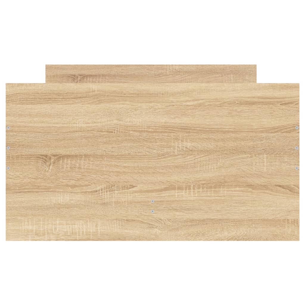 Cadre de lit sans matelas chêne sonoma 75x190 cm - XIOS