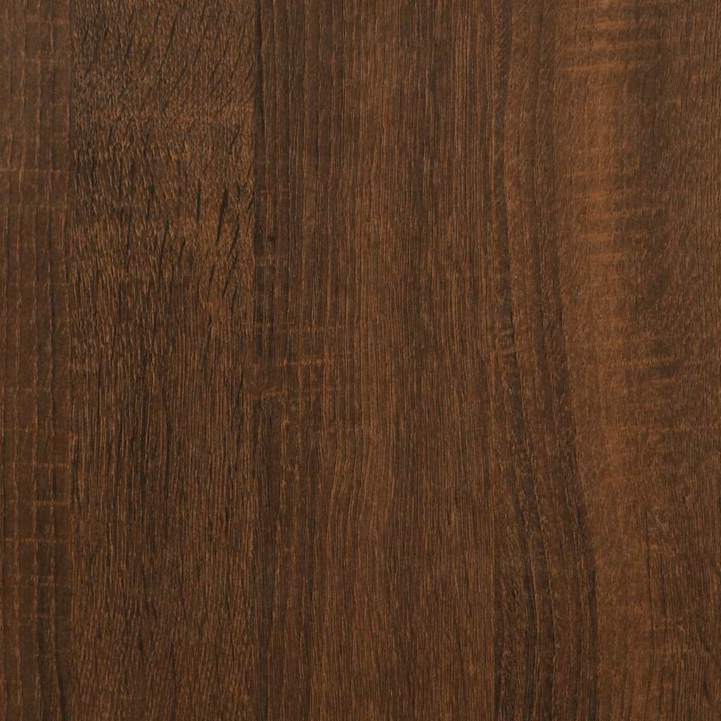 Cadre de lit sans matelas chêne marron 135x190 cm - XIOS