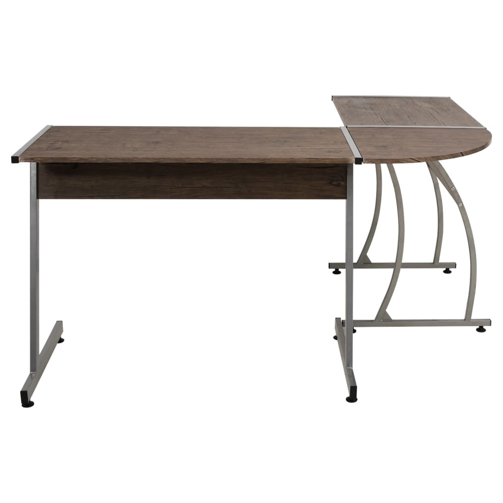 Bureau d'angle marron bois d'ingénierie - XIOS