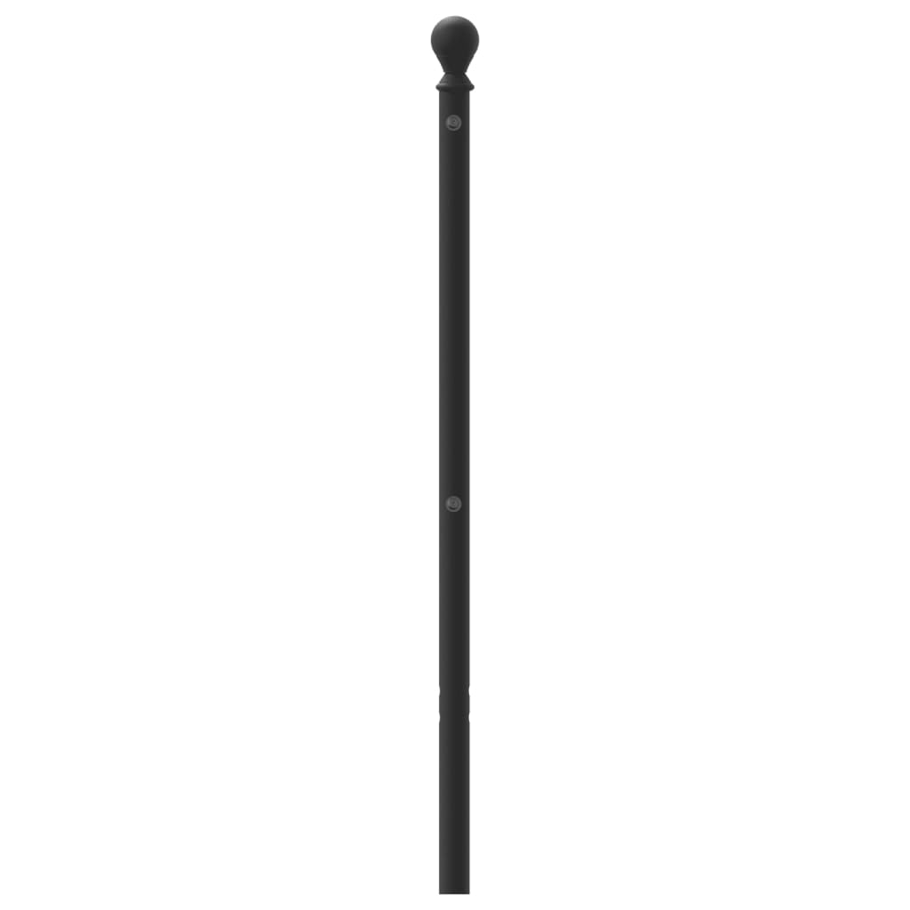 Tête de lit métal noir 120 cm - XIOS