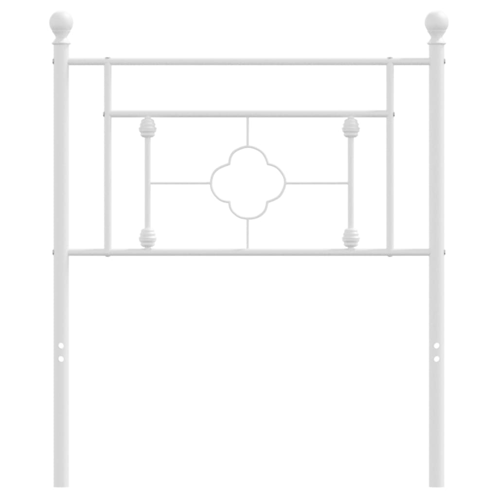 Tête de lit métal blanc 80 cm - XIOS