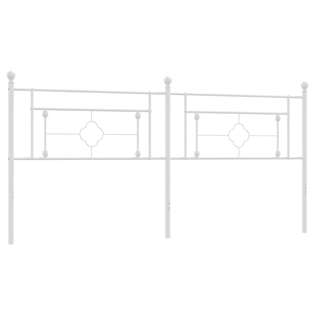 Tête de lit métal blanc 193 cm - XIOS