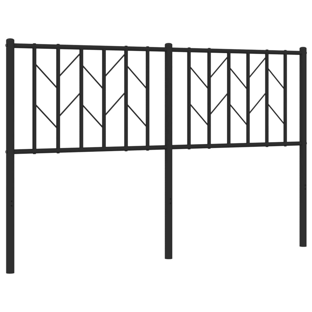 Tête de lit métal noir 140 cm - XIOS