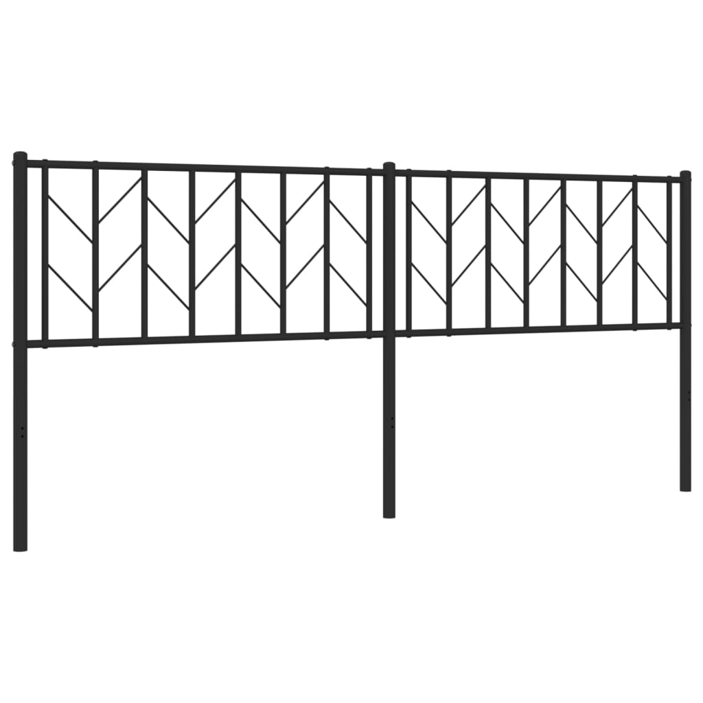 Tête de lit métal noir 193 cm - XIOS