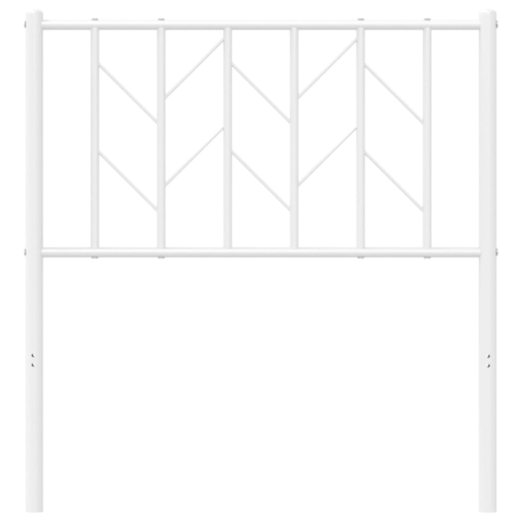 Tête de lit métal blanc 80 cm - XIOS