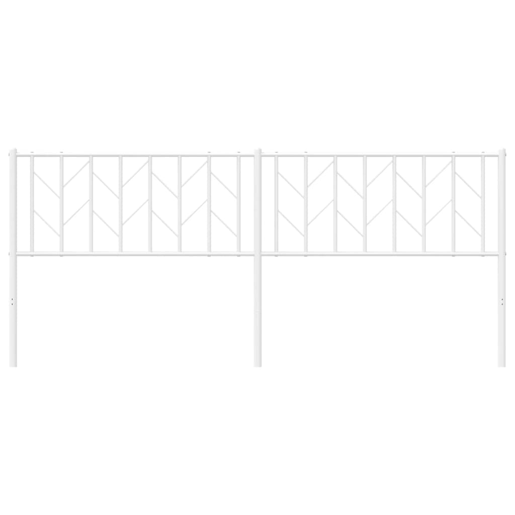 Tête de lit métal blanc 200 cm - XIOS