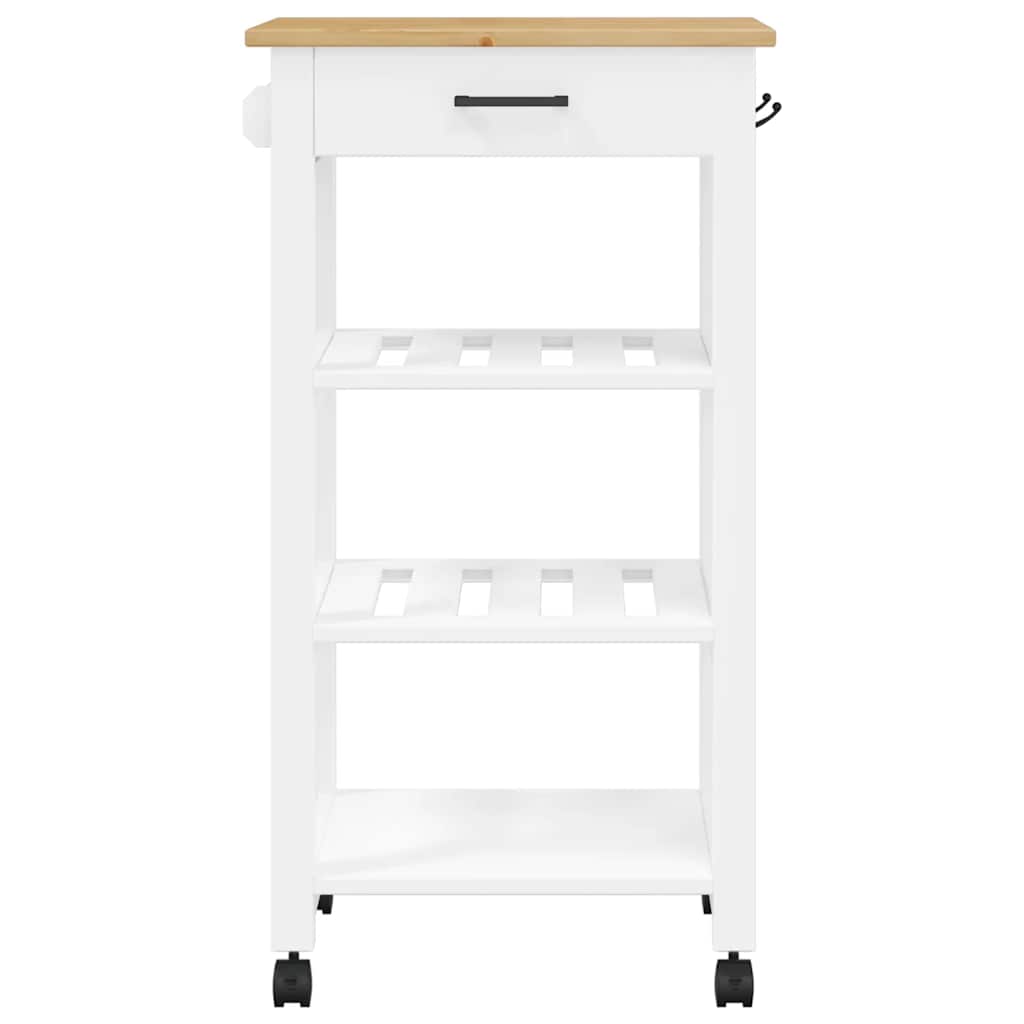 Chariot de cuisine MONZA 48x40x88,5 cm bois massif de pin - XIOS