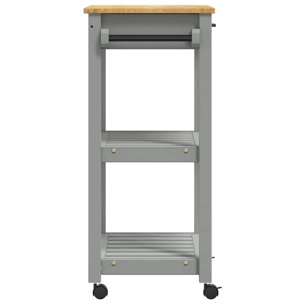 Chariot de cuisine MONZA 60x40x88,5 cm bois massif de pin - XIOS