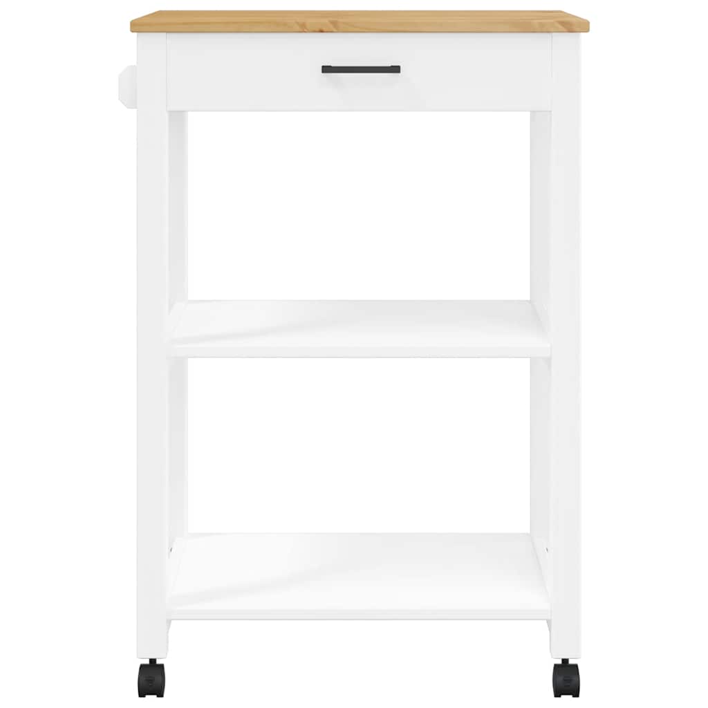 Chariot de cuisine MONZA 60x40x88,5 cm bois massif de pin - XIOS