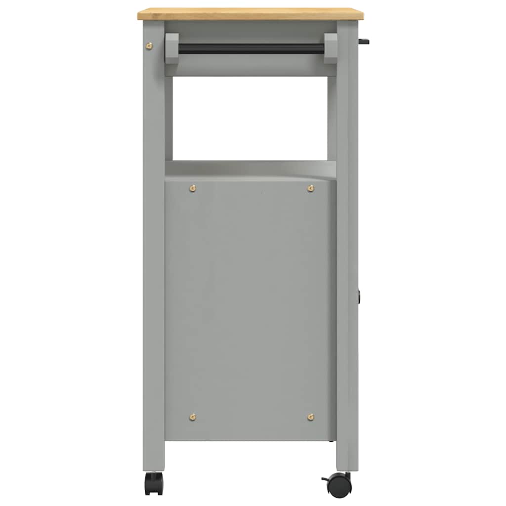 Chariot de cuisine MONZA 60x40x88,5 cm bois massif de pin - XIOS