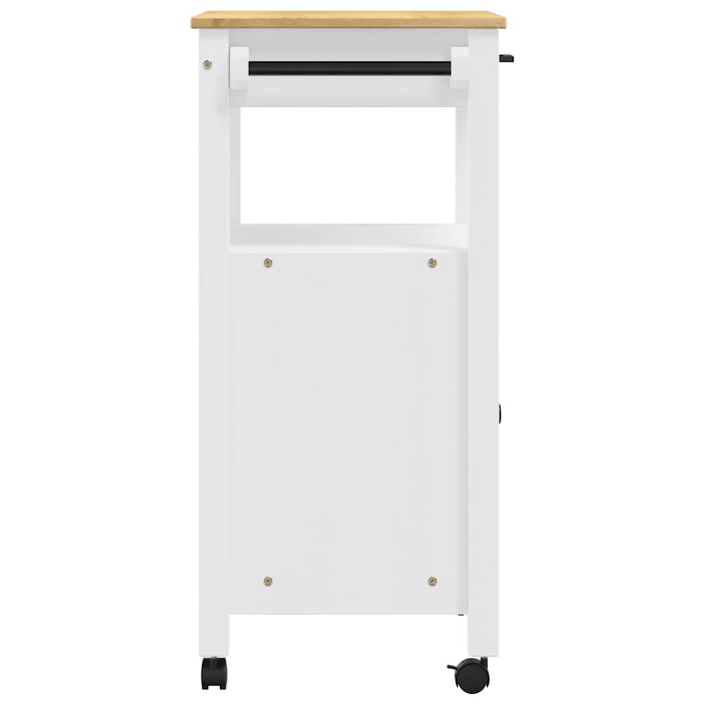 Chariot de cuisine MONZA 60x40x88,5 cm bois massif de pin - XIOS