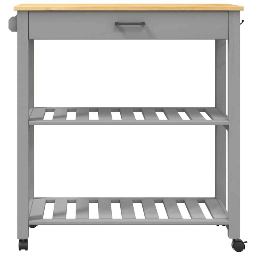 Chariot de cuisine MONZA 84x40x88,5 cm bois massif de pin - XIOS
