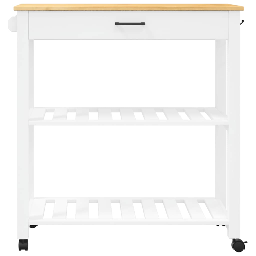 Chariot de cuisine MONZA 84x40x88,5 cm bois massif de pin - XIOS