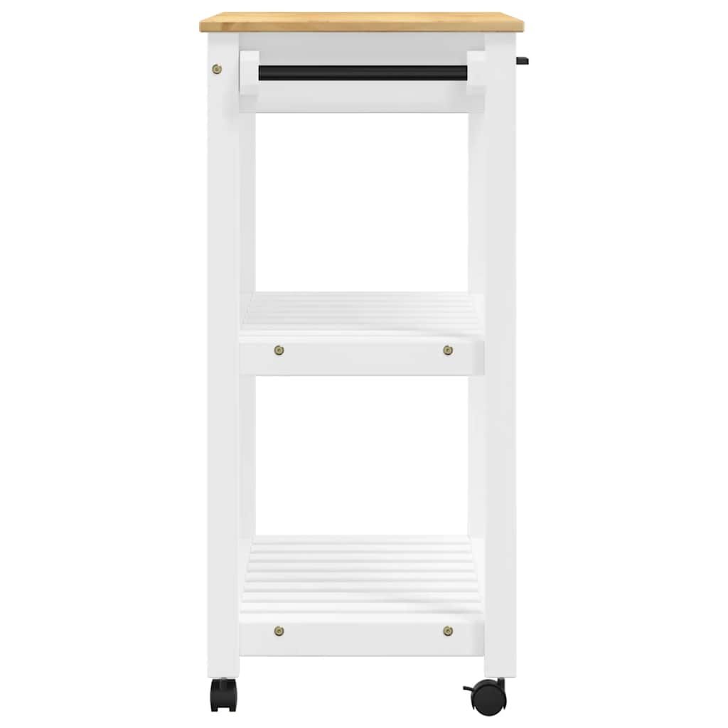 Chariot de cuisine MONZA 84x40x88,5 cm bois massif de pin - XIOS