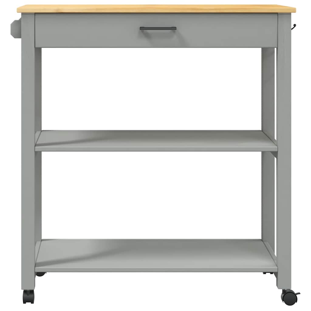 Chariot de cuisine MONZA 84x40x88,5 cm bois massif de pin - XIOS
