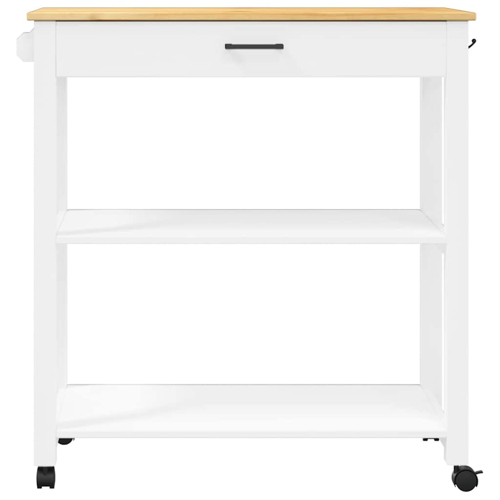 Chariot de cuisine MONZA 84x40x88,5 cm bois massif de pin - XIOS