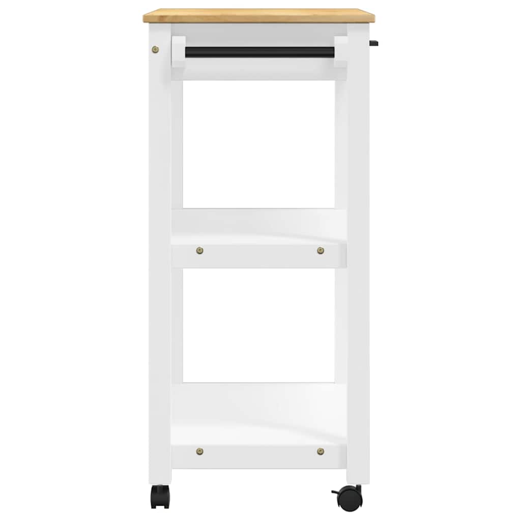 Chariot de cuisine MONZA 84x40x88,5 cm bois massif de pin - XIOS