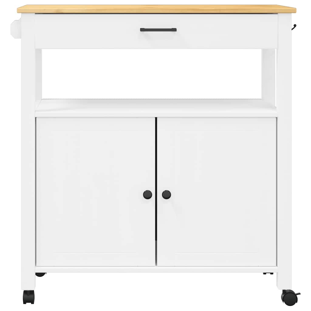 Chariot de cuisine MONZA 84x40x88,5 cm bois massif de pin - XIOS