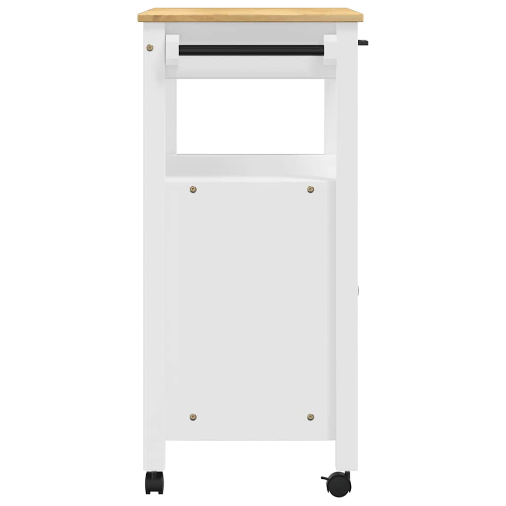 Chariot de cuisine MONZA 84x40x88,5 cm bois massif de pin - XIOS