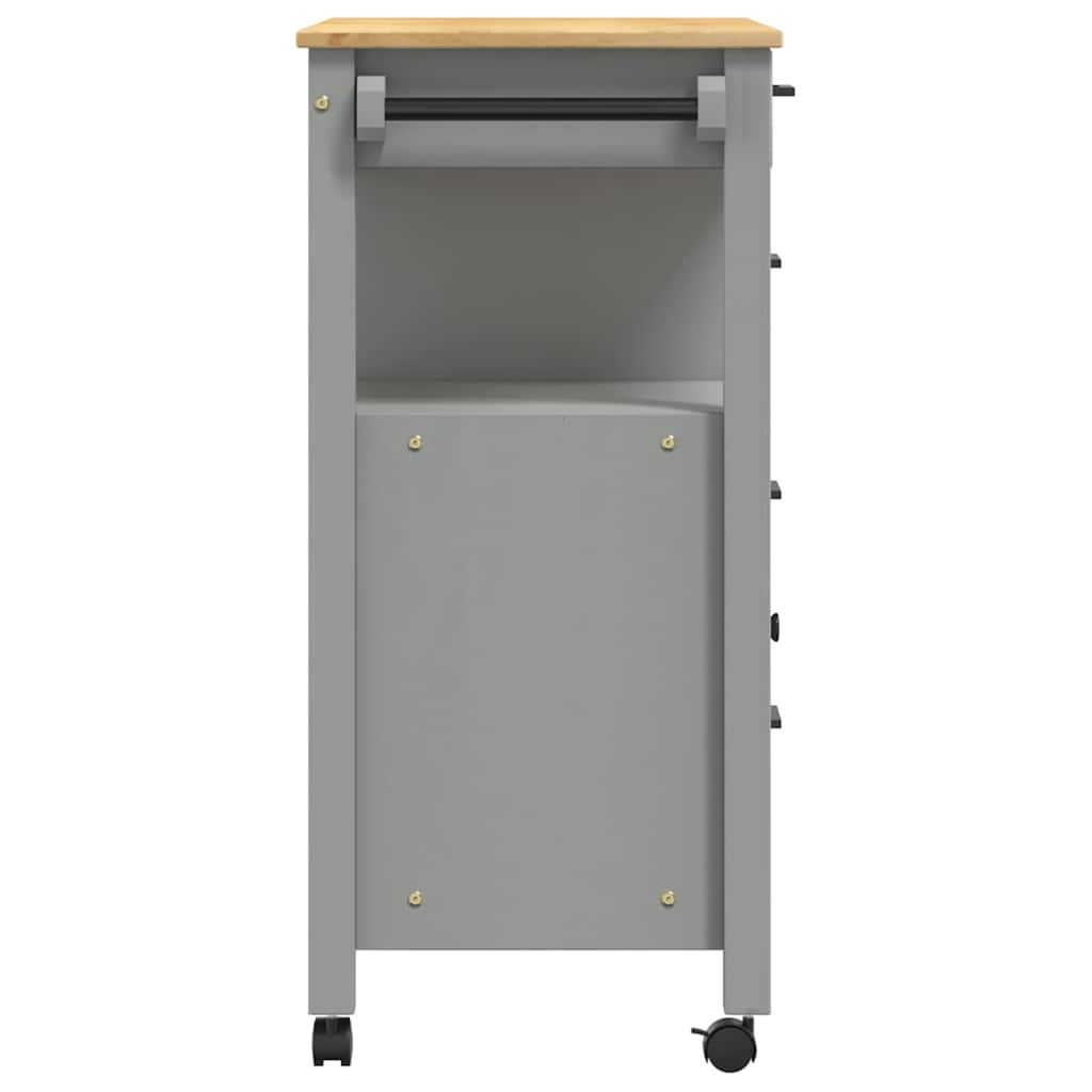 Chariot de cuisine MONZA 84x40x88,5 cm bois massif de pin - XIOS