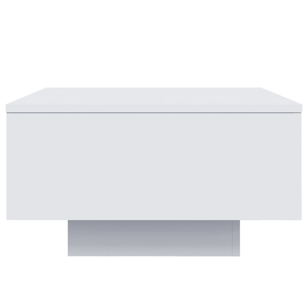 Table basse blanc 55x55x31 cm bois d'ingénierie - XIOS