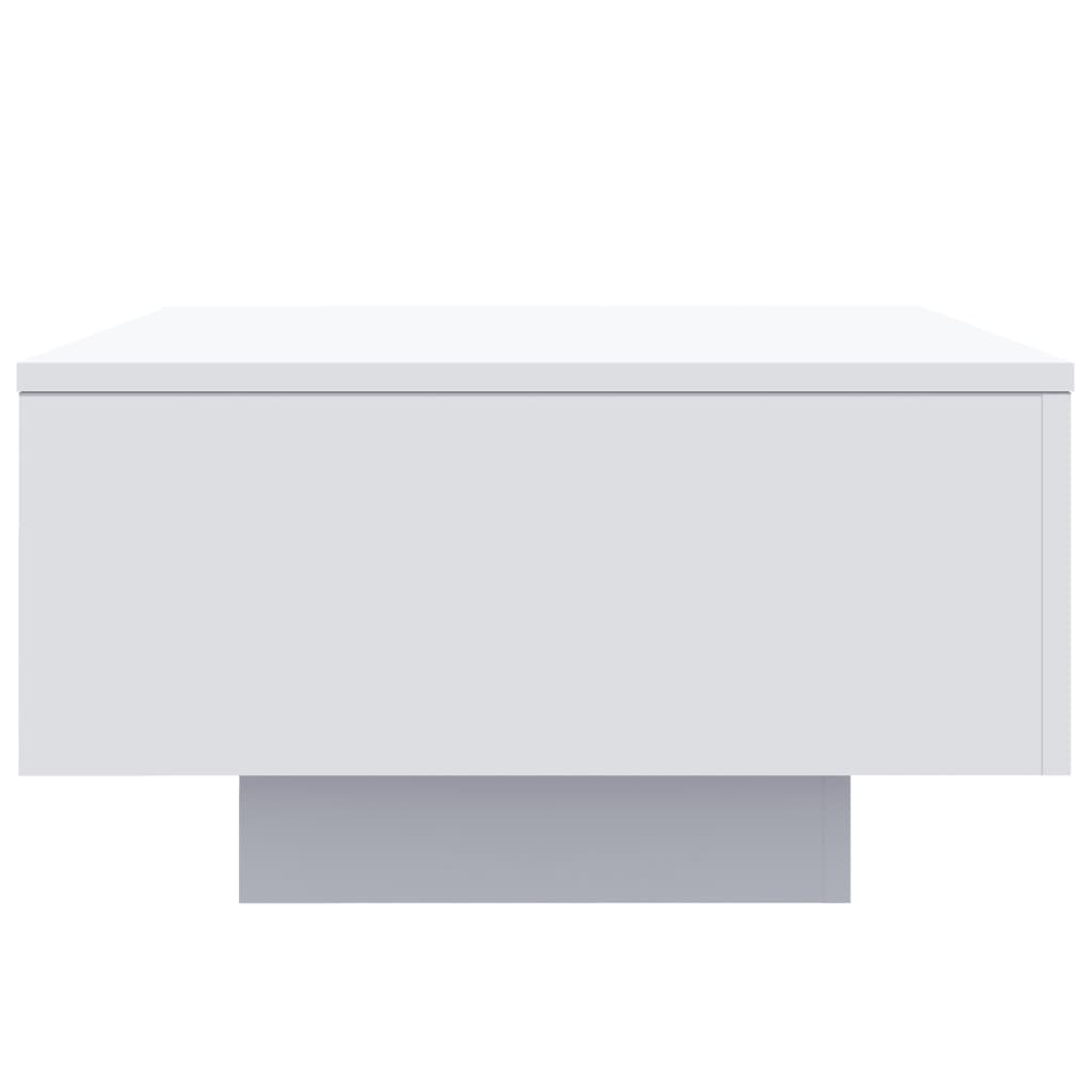 Table basse blanc 55x55x31 cm bois d'ingénierie - XIOS