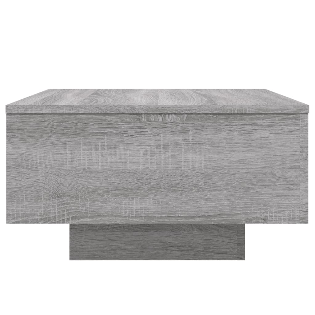 Table basse sonoma gris 55x55x31 cm bois d'ingénierie - XIOS