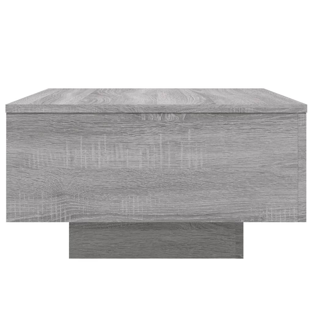 Table basse avec lumières LED sonoma gris 55x55x31 cm - XIOS