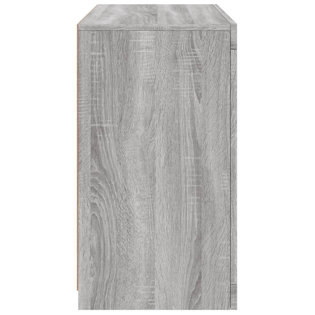 Buffet avec lumières LED sonoma gris 60,5x37x67 cm - XIOS
