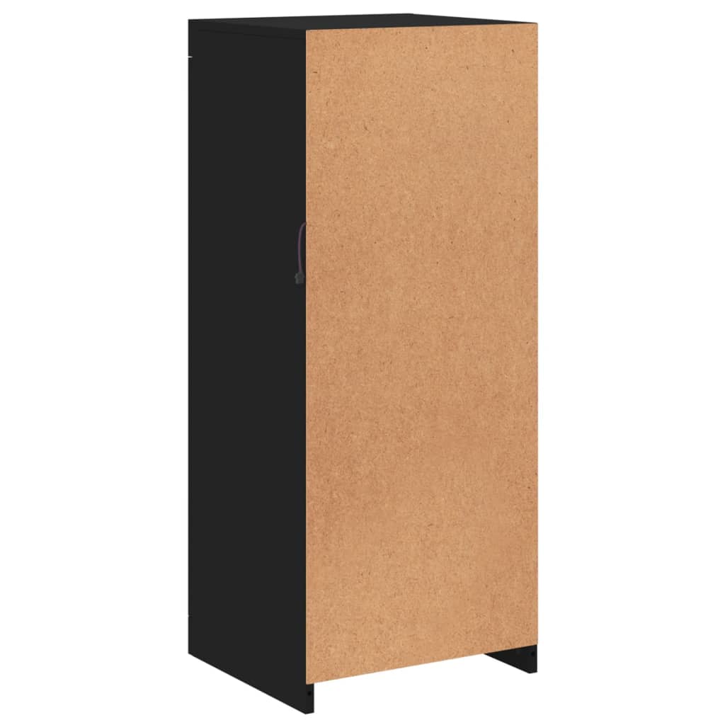 Buffet avec lumières LED noir 41x37x100 cm - XIOS