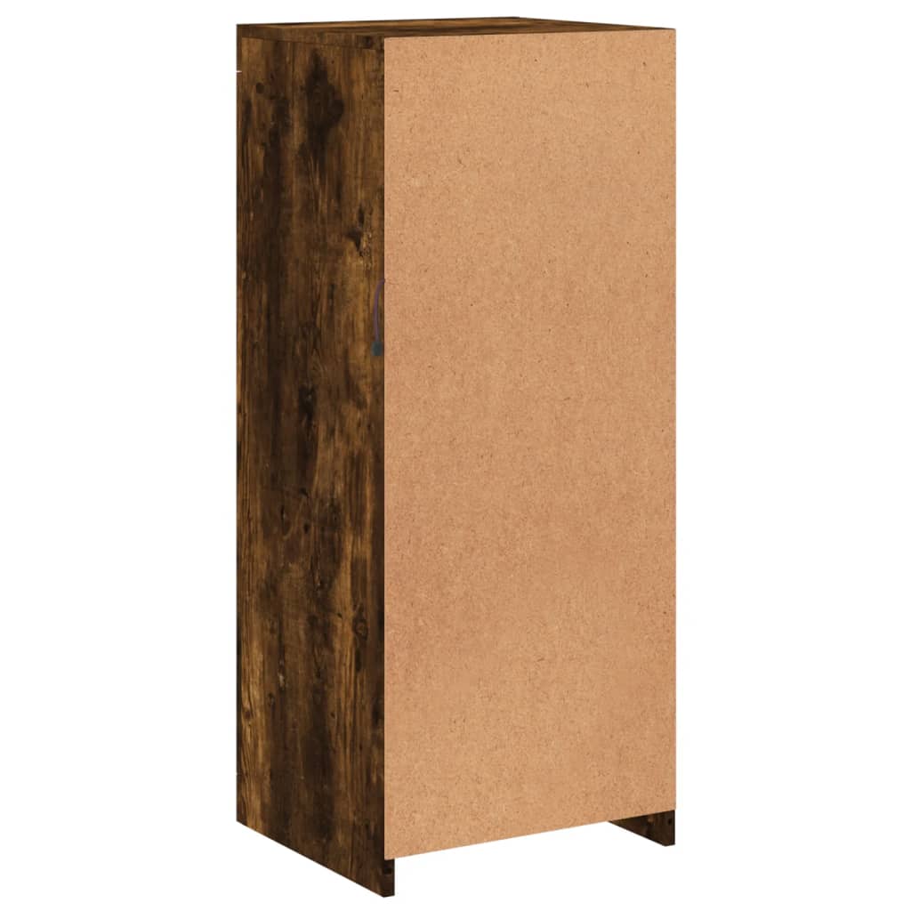 Buffet avec lumières LED chêne fumé 41x37x100 cm - XIOS