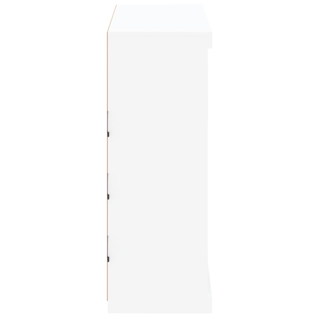 Buffet avec lumières LED blanc 81x37x100 cm - XIOS