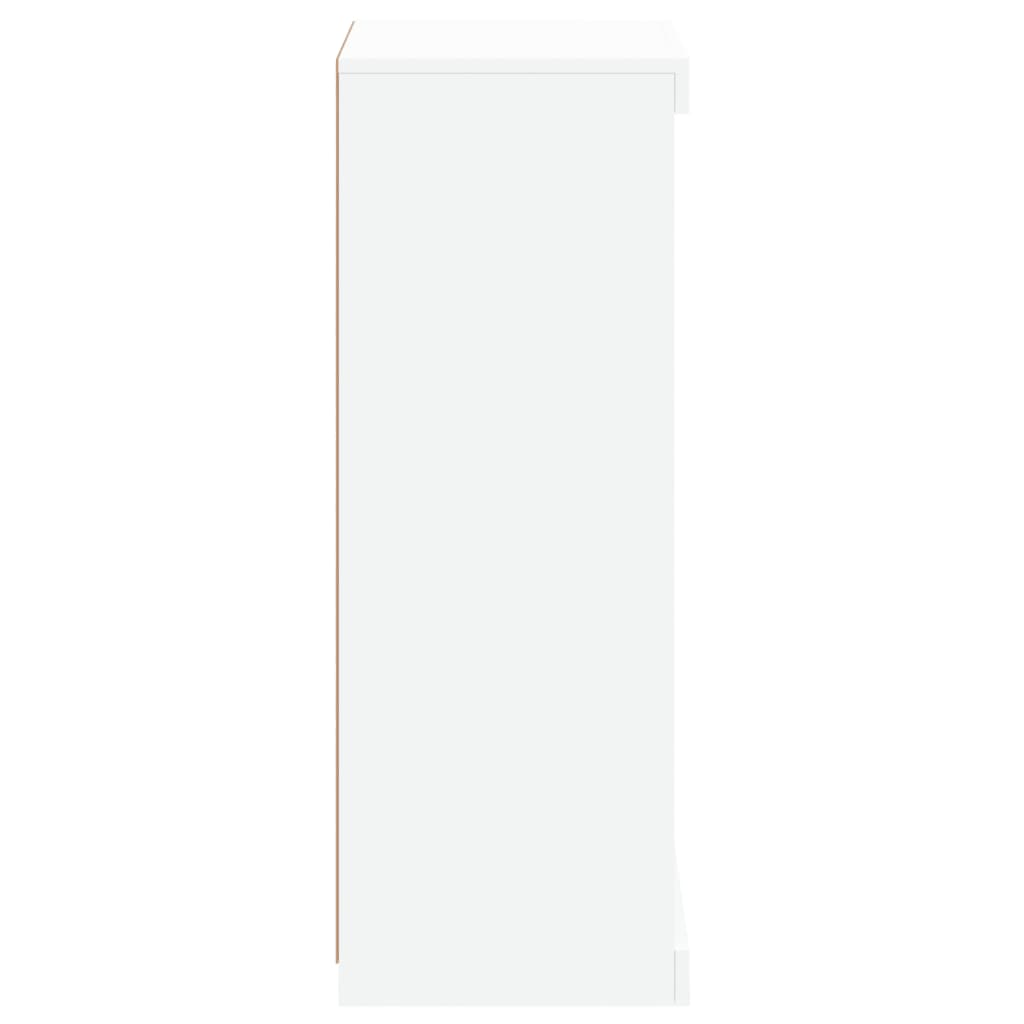 Buffet avec lumières LED blanc 41x37x100 cm - XIOS