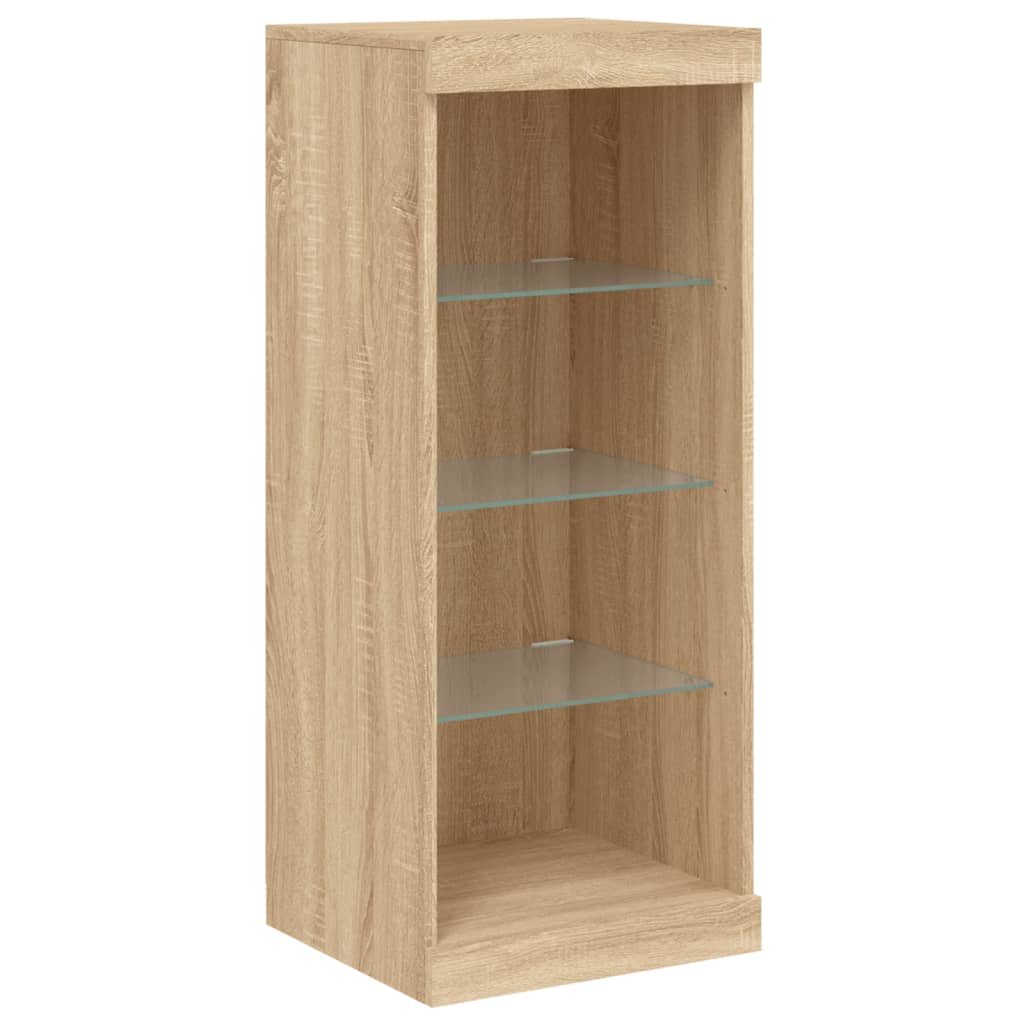 Buffet avec lumières LED chêne sonoma 41x37x100 cm - XIOS